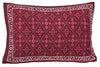 Burgundy Ethnic Motifs 180 TC Cotton Single Bedsheet with 1 Pillow Cover - BSB1116