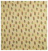 Beige & Green Floral 240 TC Cotton 1 Super King Bedsheet with 2 Pillow Covers SHKV1075